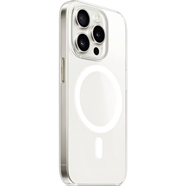 Накладка Blueo Crystal+ Drop Resistance MagSafe Apple iPhone 15 Pro Max (Transparent)