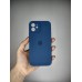 Оригінальний силіконовий чохол RoundCam для Apple iPhone 12 (22) синій кобальт