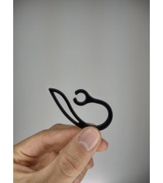 Силіконова завушна дуга для Bluetooth-гарнітури (8-10 мм) (Чорний)