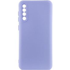 Силикон Original Samsung Galaxy A51 (ShutCam) (Бледно-лиловый)