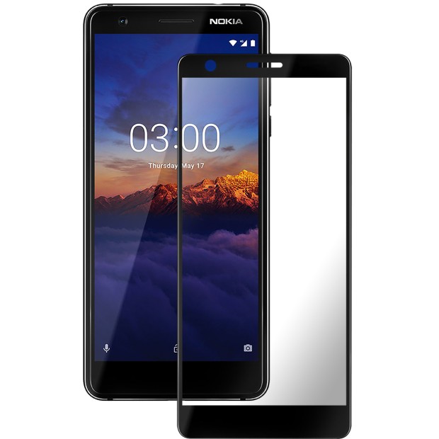 Захисне скло 5D Japan HD для Nokia 3.1 Чорне