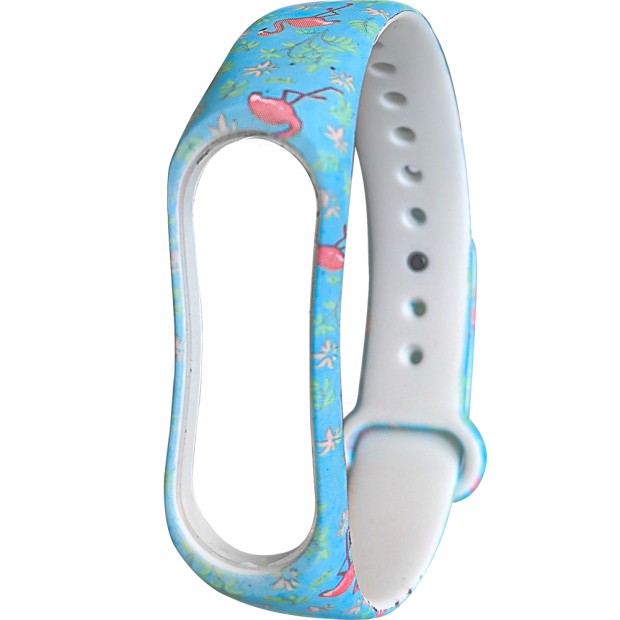 Ремешок Picture Design Xiaomi Mi Band 3 / Mi Band 4 (22) Фламинго Ремешок Picture Design Xiaomi Mi Band 3 / Mi Band 4 (22) Фламинго