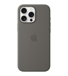 Чохол Silicone Case with MagSafe для Apple iPhone 16 Pro Max (Кам'яний Сірий)