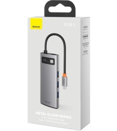 Переходник USB HUB Baseus Baseus Metal Gleam Series 5-in-1 CAHUB-CX0G (Серый)