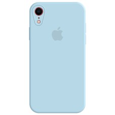 Силіконовий оригінальний чохол RoundCam для Apple iPhone XR (15) бузковий.