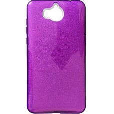 Силикон Glitter Huawei Y5 (2017) (Фиолетовый)