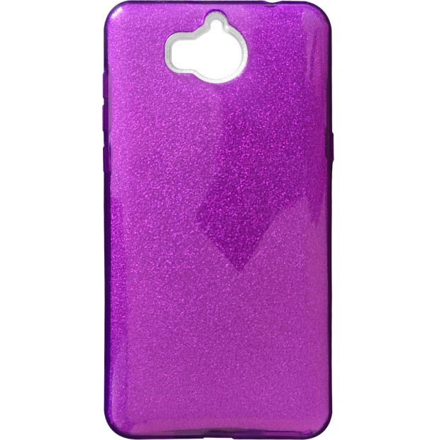 Силикон Glitter Huawei Y5 (2017) (Фиолетовый)