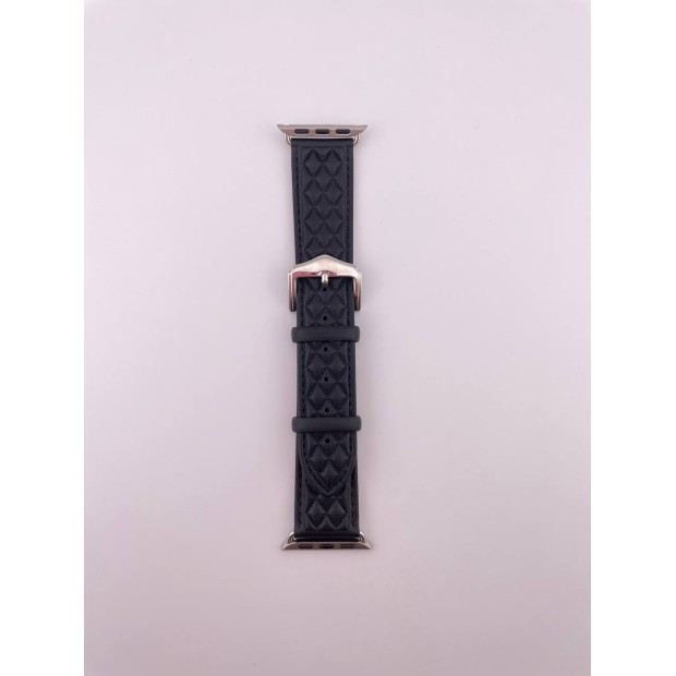Apple Watch Soft Leather Band 38  /  40  /  41mm (Чорний)