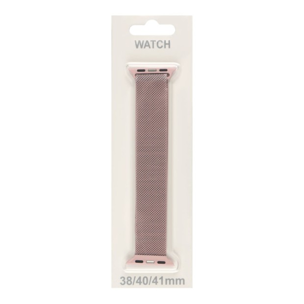 Ремешок Milanese Loop Apple Watch 38 / 40 / 41 / SE (Pink Sand)