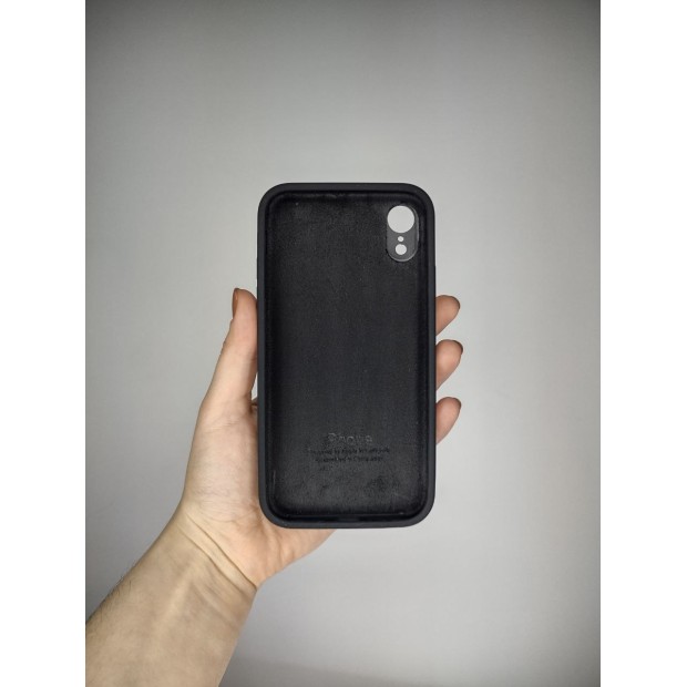 Силикон Original Square RoundCam Case Apple iPhone XR (07) Black