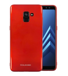 Силіконовий чохол Molan Shining для Samsung Galaxy A8 Plus (2018) A730 (Червоний..