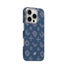 Накладка Blueo Gilded Tactile Woven Galaxy Aramid MagSafe Apple iPhone 16 Pro (Blue) BL065