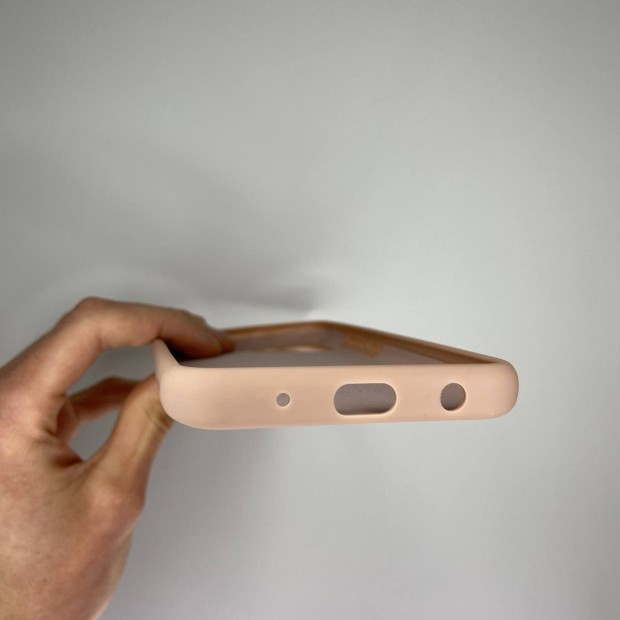 Силіконовий чохол Original 360 з логотипом для Xiaomi Redmi A2  /  A1 (ShutCam) (Пудровий)