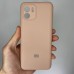 Силіконовий чохол Original 360 з логотипом для Xiaomi Redmi A2  /  A1 (ShutCam) (Пудровий)