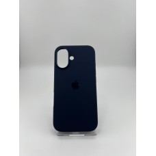 Силикон Original Round Case Apple iPhone 16 (09) Midnight Blue Силикон Original Round Case Apple iPhone 16 (09) Midnight Blue