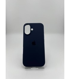 Силіконовий чохол Original Round для Apple iPhone 16 (09) Темно-синій