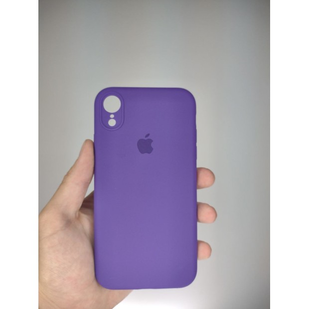 Оригінальний силіконовий чохол RoundCam для Apple iPhone XR (Аметистовий) Оригінальний силіконовий чохол RoundCam для Apple iPhone XR (Аметистовий)