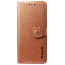 Чехол-книжка Dux Leather Xiaomi Redmi Note 14 4G (Коричневый)