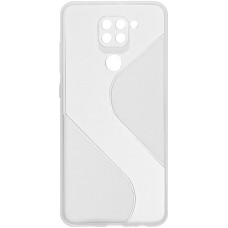 Case Totu Clear Wave for Xiaomi Redmi Note 9  /  Redmi 10X (White)