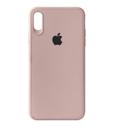 Силіконовий чохол Junket Case для Apple iPhone XS Max (Пудровий)