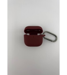 Чохол для навушників Full Silicone Case Apple AirPods 4 (57) Марсала