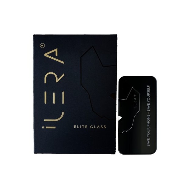 Захисне скло iLera DeLuxe Incognito для Apple iPhone 16 Pro Max (Чорне) iLInDL16PRMAX