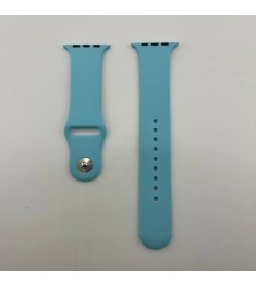Apple Watch ремінець із силікону 42  /  44  /  45  /  49 мм (53) небесно-блакитн..