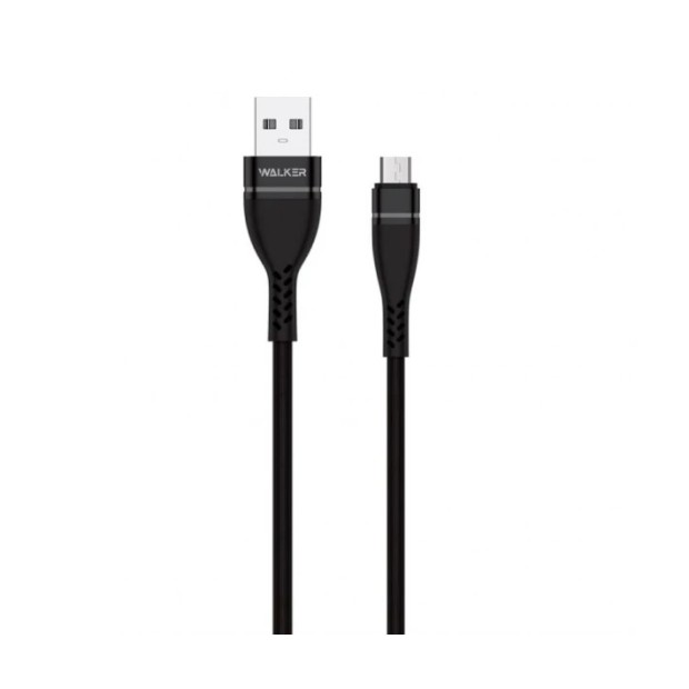 USB-кабель Walker C580 (1м) (MicroUSB) (Чорний)