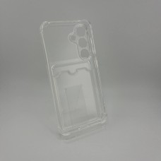 Силикон WS Card Samsung Galaxy S24 (ShutCam) (Прозрачный)