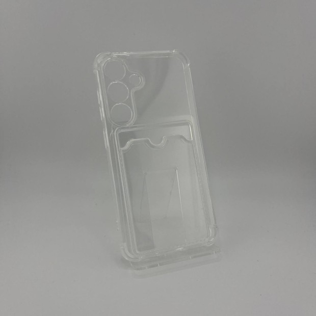 Силіконовий 6D чохол-книжка для Samsung Galaxy S24  /  S25 (ShutCam) (Прозорий)