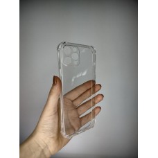 Силикон 6D Apple iPhone 12 Pro Max (ShutCam) (Прозрачный)