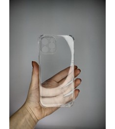 Силикон 6D Apple iPhone 12 Pro Max (ShutCam) (Прозрачный)