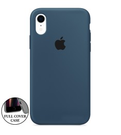 Силіконовий оригінальний чохол для Apple iPhone XR (09) Midnight Blue (Уцінка) (..