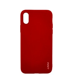 Силикон iNavi Color iPhone X / XS (красный)