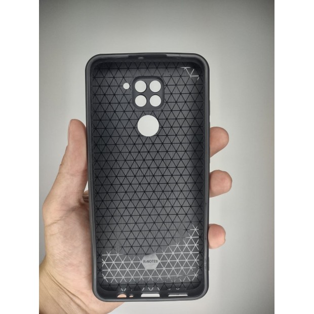 Чохол-бронь Ring Serge Armor Case для Xiaomi Redmi Note 9  /  Redmi 10X (ShutCam) (Синій)