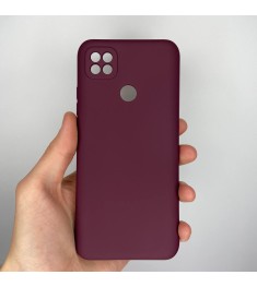 Силіконовий чохол Original 360 для Xiaomi Redmi 9C (ShutCam) (бордовий)