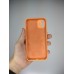 Силіконовий оригінальний чохол RoundCam для Apple iPhone 11 (11) Персиковий