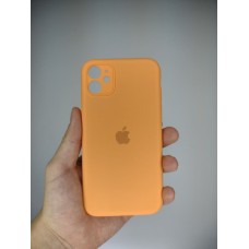 Силіконовий оригінальний чохол RoundCam для Apple iPhone 11 (11) Персиковий