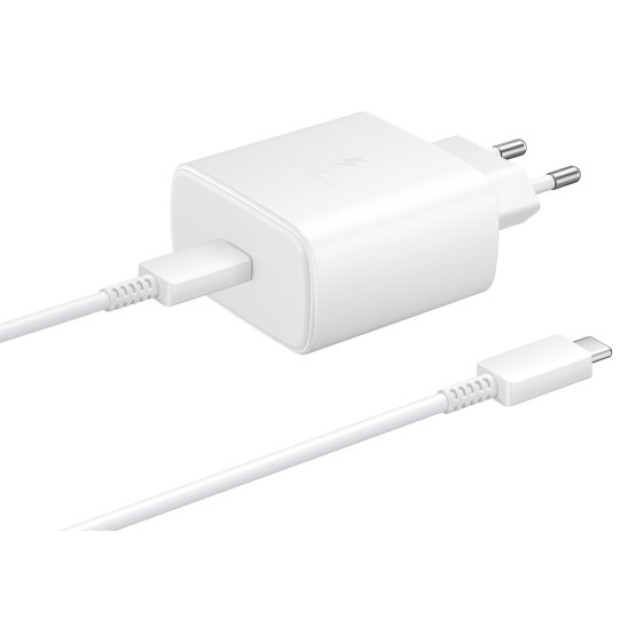 Samsung EP-TA845 45W Type-C Power Adapter + Type-C to Type-C Cable (White)