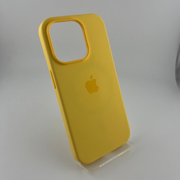 Чохол Silicone Case з MagSafe для Apple iPhone 14 Pro (Sunglow)