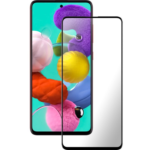 Захисне скло 5D Ceramic Samsung Galaxy A51  /  A52  /  A53  /  M31S  /  A53 5G Чорне