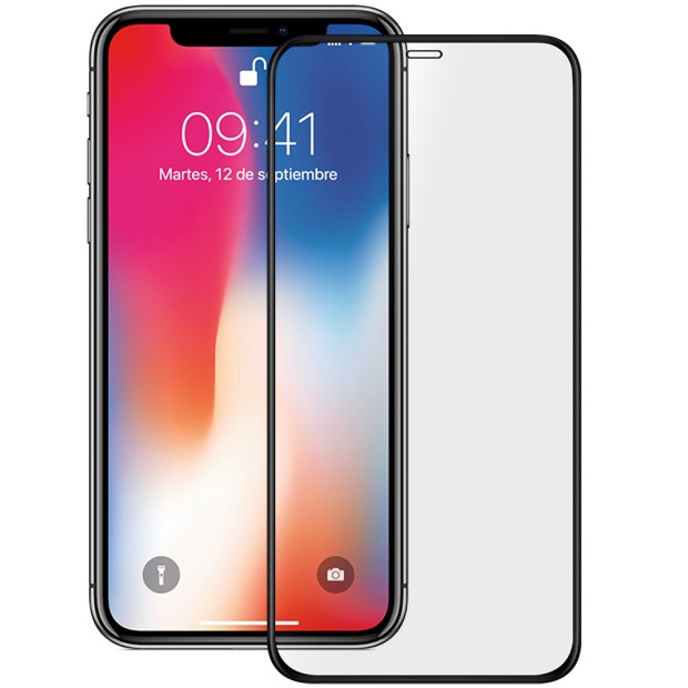 Захисне скло 5D Achilles Premium для Apple iPhone X  /  Xs  /  11 Pro чорне
