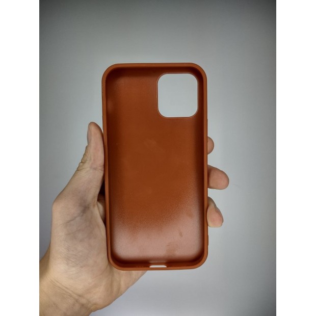 Силіконовий чохол HDD YSL для Apple iPhone 12  /  12 Pro (Коричневий)