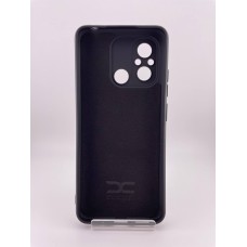 Силіконова накладка Original Xiaomi Redmi 12C  /  11A (ShutCam) (Чорна)