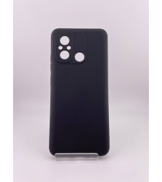 Силіконова накладка Original Xiaomi Redmi 12C  /  11A (ShutCam) (Чорна)