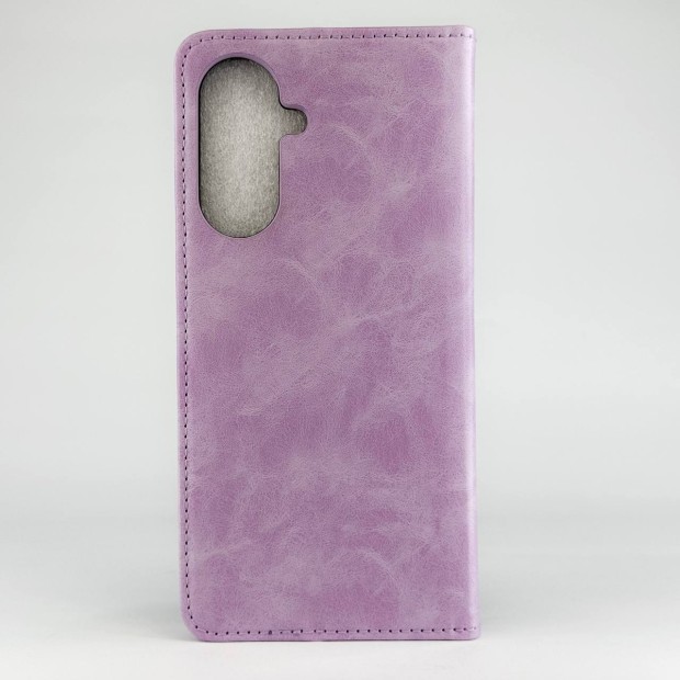 Чохол-книжка Leather Elegant Samsung Galaxy А37 /  А36 /  A56 (Темна фіалка)