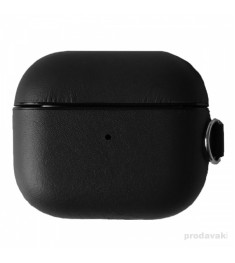 Чохол для навушників Leather Case Apple AirPods 3 (Чорний)