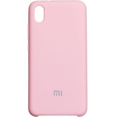 Силіконовий чохол Original 360 Case Logo для Xiaomi Redmi 7A (Рожевий)
