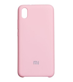 Силіконовий чохол Original 360 Case Logo для Xiaomi Redmi 7A (Рожевий)