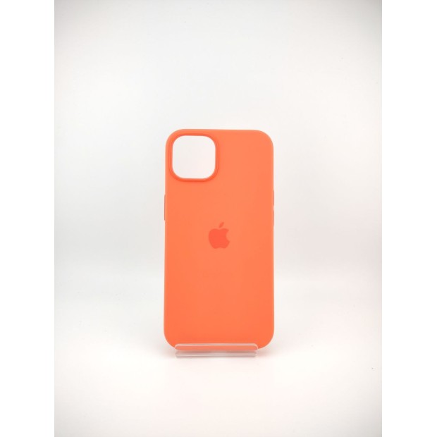 Чохол Silicone Case з MagSafe для Apple iPhone 13 (Nectarine)